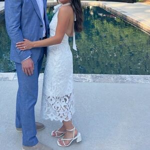 Milly white size 2 lace dress